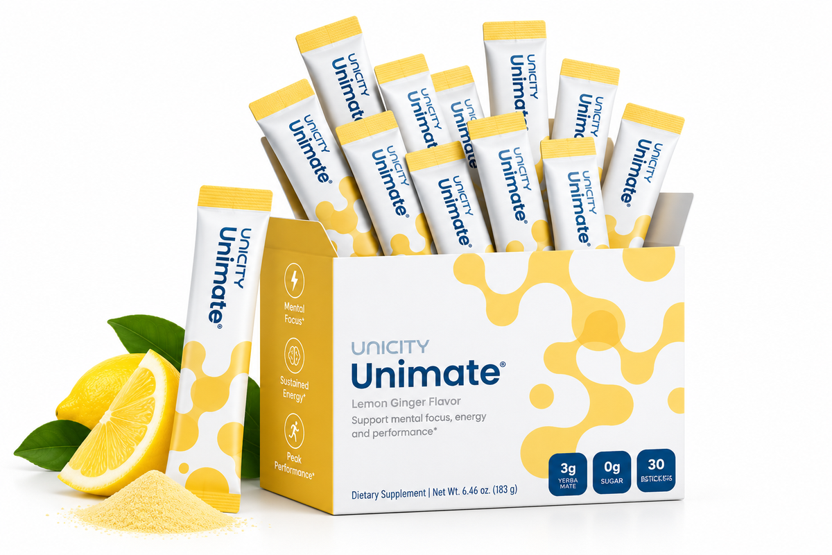 Unicity Unimate Lemon 30 Stick Packs
