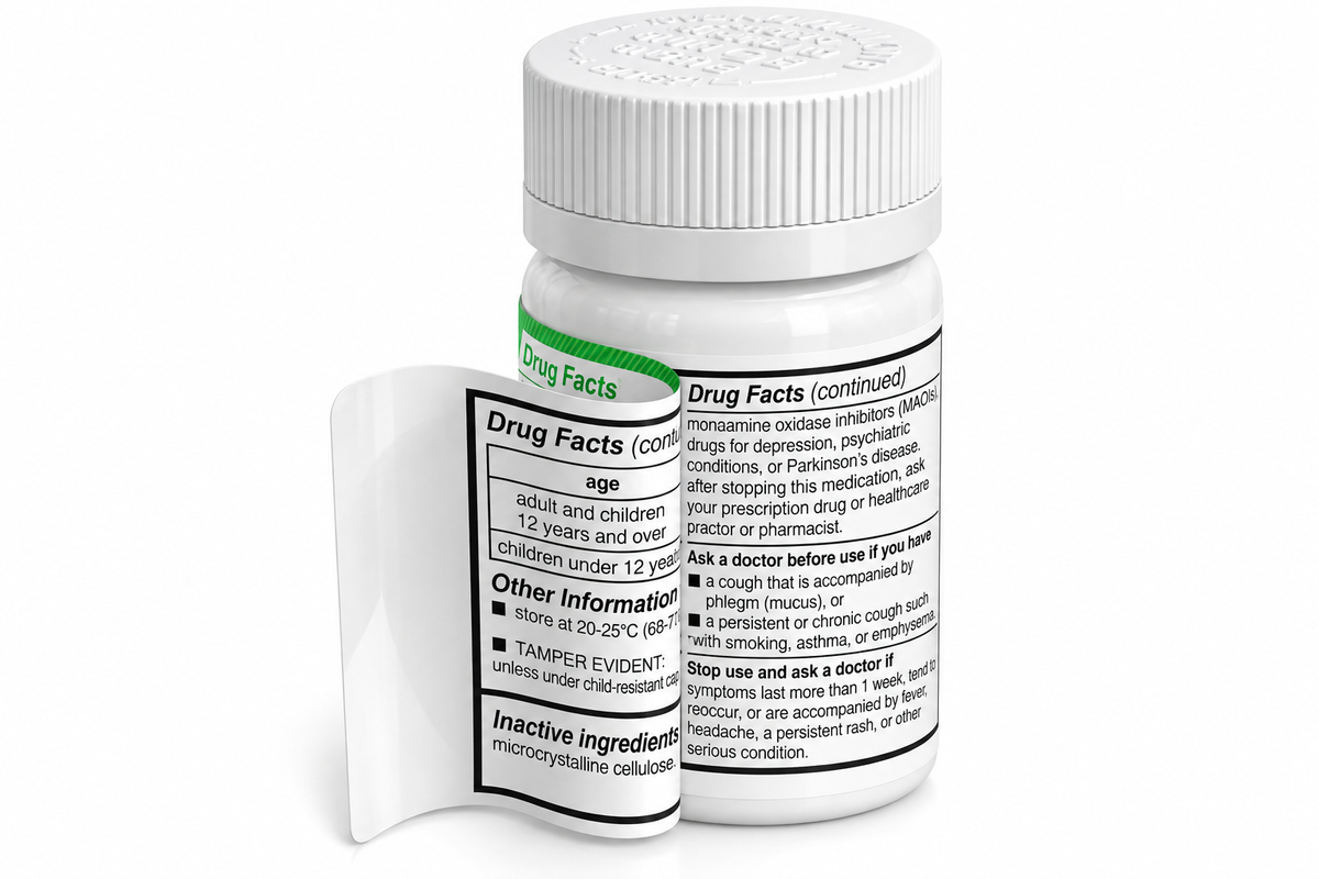 RoboTabs Cough Suppressant Dextromethorphan 30mg 100 Tablets