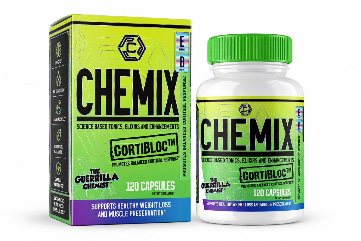 Chemix CortiBloc 120 Capsules Hormone Support Dietary Supplement Formula
