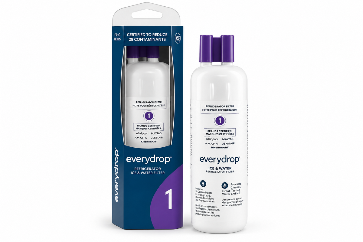 Everydrop by Whirlpool Ice and Water Refrigerator Filter 1 EDR1RXD1
