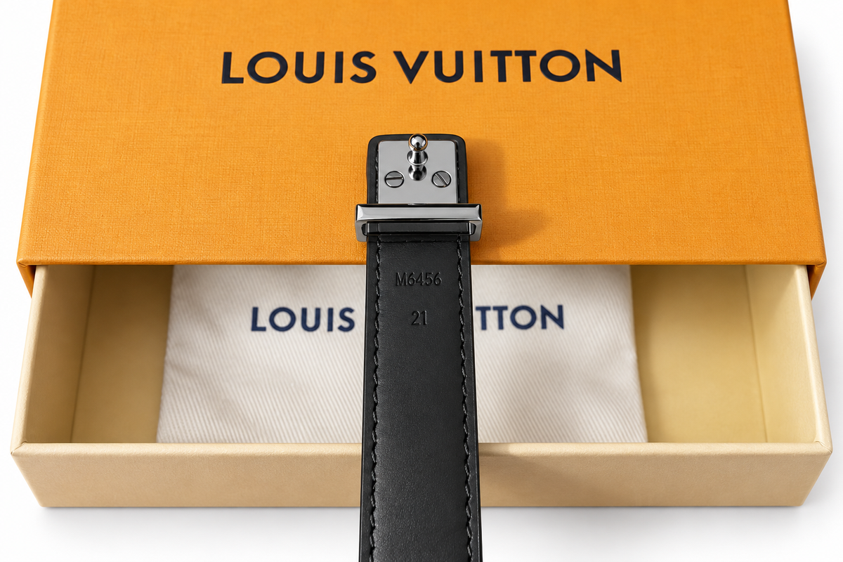 Louis Vuitton LV Slim Bracelet Monogram Eclipse Black