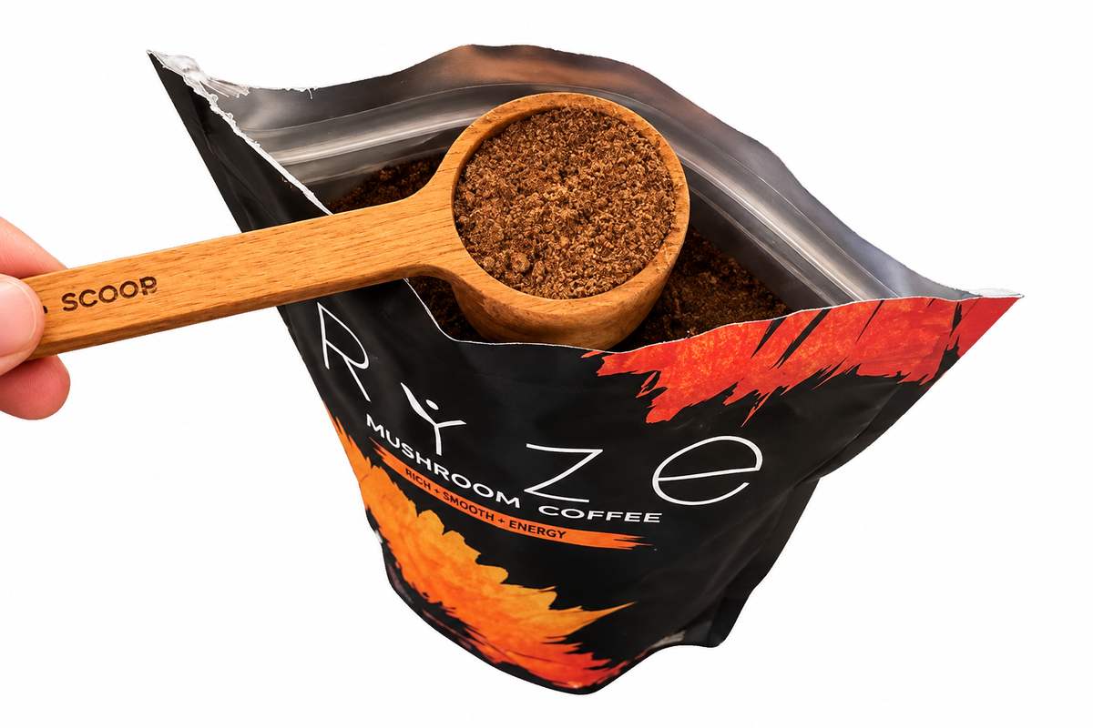 Ryze Mushroom Coffee Brown