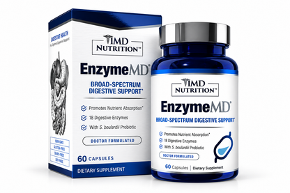 1MD Enzymemd Digestive Enzymes Supplement 18 Plant-base Enzyme 60 Capsule