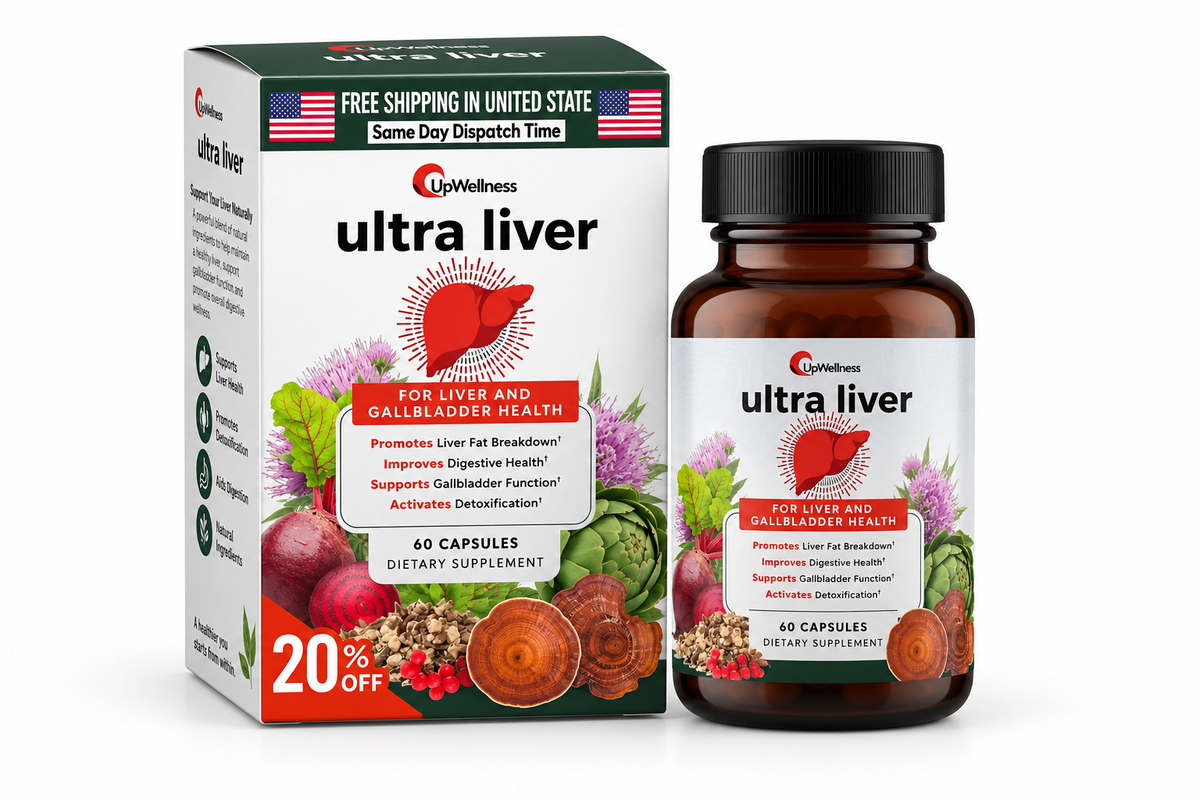 UpWellness Ultra Liver Supplement for Liver Health and Gallbladder Support
