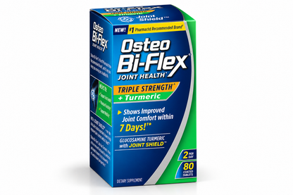 Osteo Bi-Flex Triple Strength Glucosamine + Turmeric + Joint Shield 80 tabs