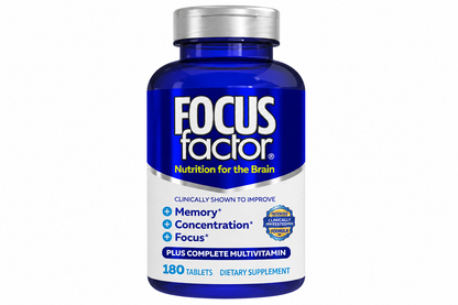 FOCUS Factor Dietary Supplement Nutrition for the Brain 180 Tablets