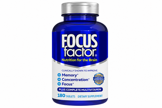FOCUS Factor Dietary Supplement Nutrition for the Brain 180 Tablets