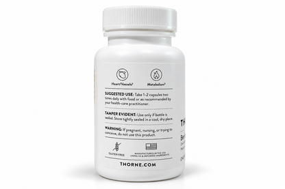 Thorne, Berberine, 1,000 mg per serving, 60 Capsules.pack of 1