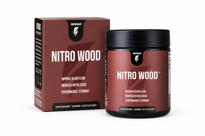 Nitro Wood Nitric Oxide Booster for Men, Blood Flow Support, 30 Servings