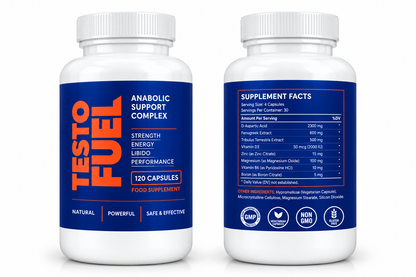 TestoFuel - #1 Best Testosterone Supplement - Testosterone Booster for Men