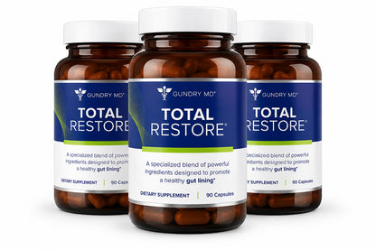 Gundry MD® Total Restore® Gut Health and Gut Lining Support Supplement (90 Caps) (Glass Bottle)