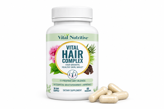 Vital Nutritive Vital Hair Complex Hair Skin Nails Health for Women & Men 60caps