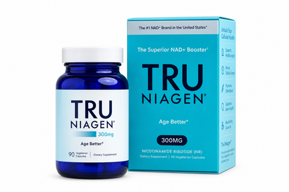 TRU NIAGEN Patented NAD+ Supplement, 300mg Niagen, 90 Servings | Nicotinamide Riboside