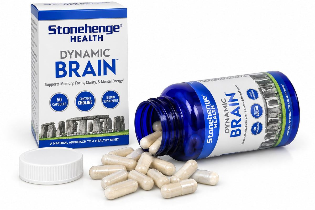 Health Dynamic Brain Dietary Supplement 60 Veggie Capsules