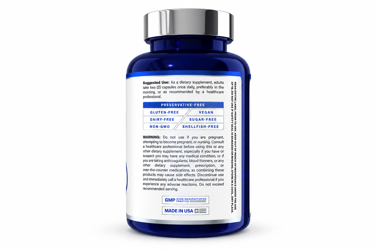 1MD Nutrition MindMD Brain Supplement for Memory and Focus Bacopa Monnieri