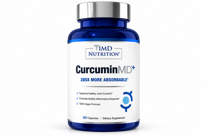 1MD Nutrition CurcuminMD Plus Turmeric Curcumin Joints Comfort Brain Health 60ca