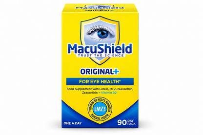 MacuShield Original Plus Capsules - 90 Day Pack, Eye Health Food Supplement cont