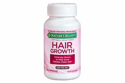 NEW Nature's Bounty Optimal Solutions Hair Growth 30 Capsules