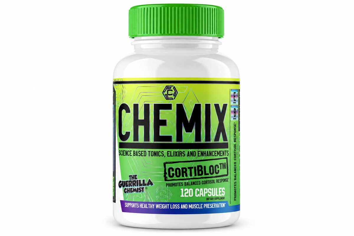 Chemix CortiBloc 120 Capsules Hormone Support Dietary Supplement Formula