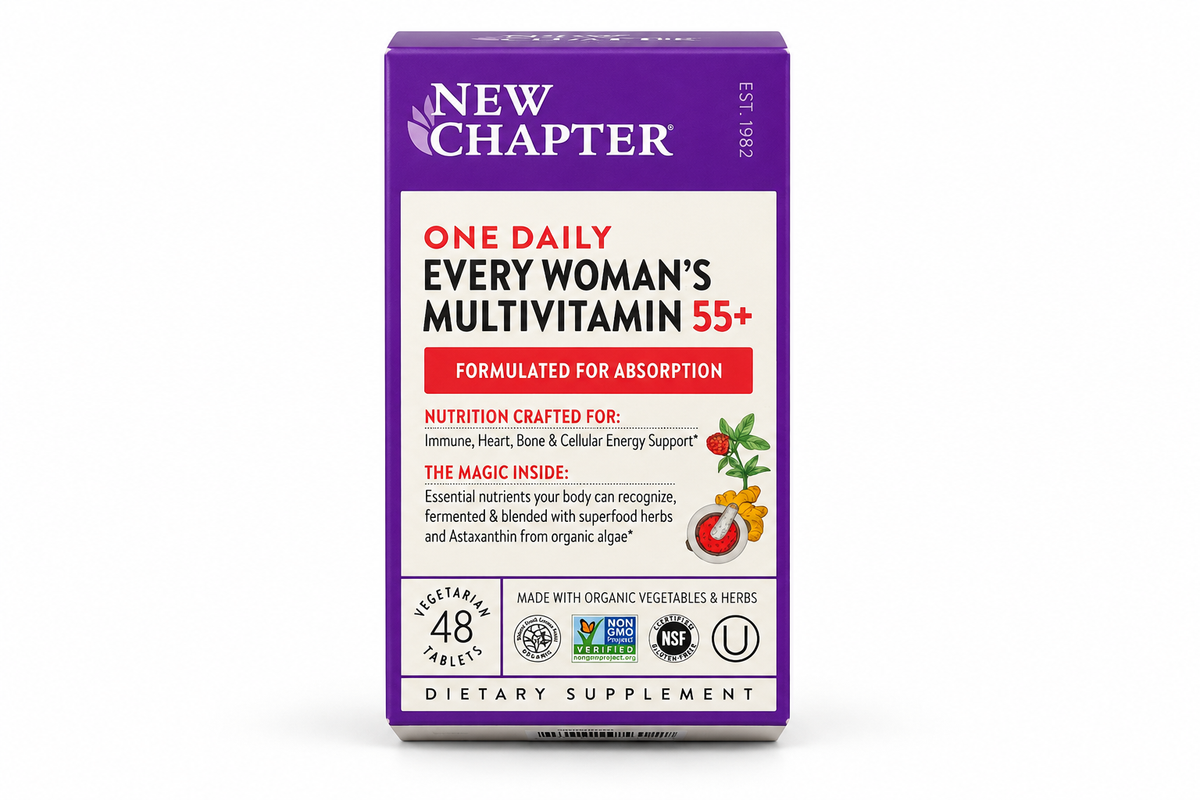 New Chapter Every Woman's One Daily 55+ Multivitamin Tablets-48 Count