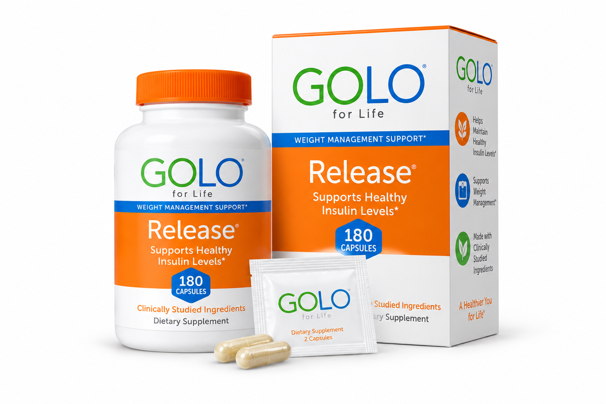 GOLO Release Dietary Supplement 180 Capsules