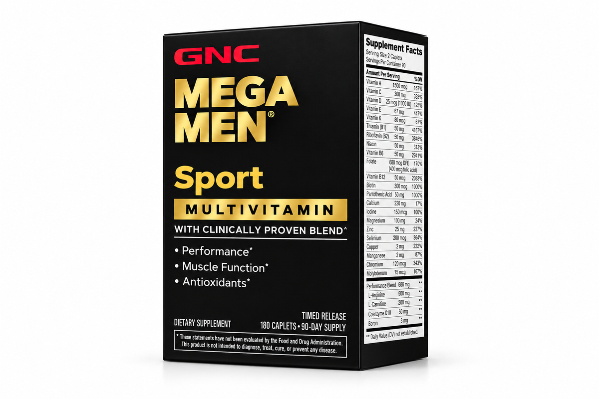 GNC Mega Men Sport 180 tablets