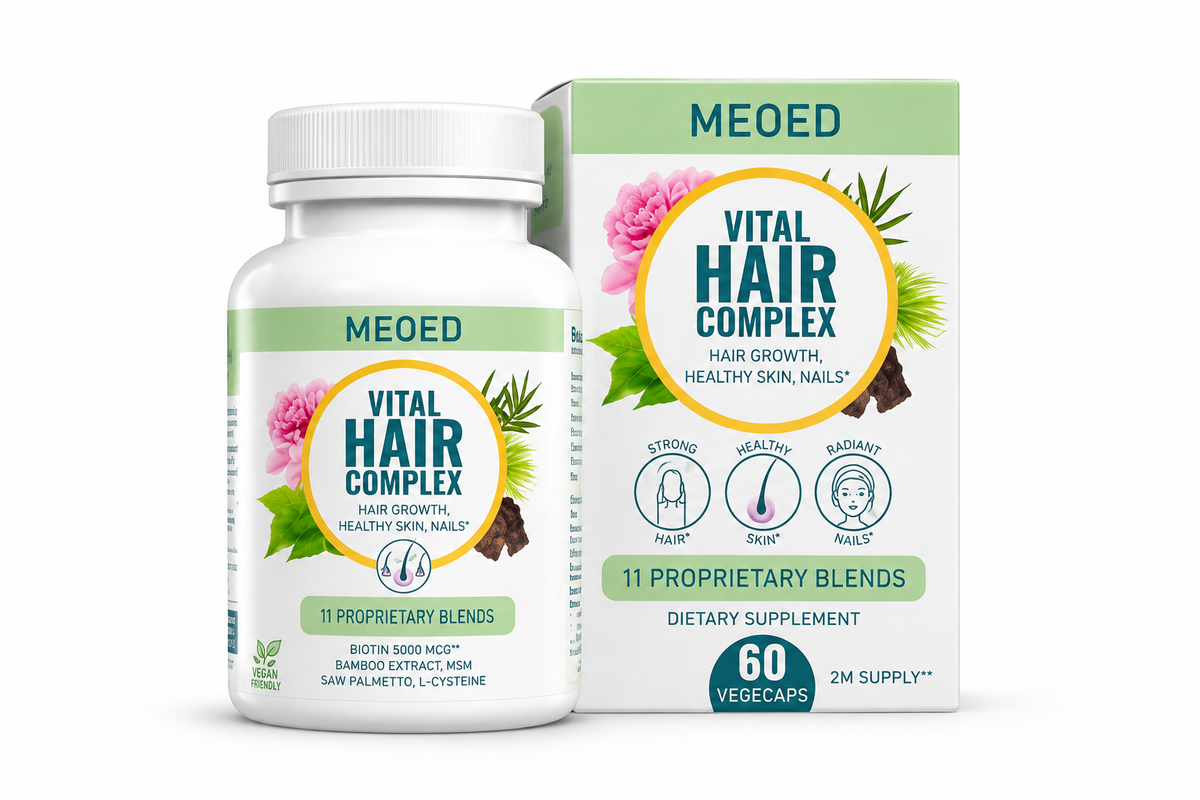 Vital Nutritive Vital Hair Complex Hair Skin Nails Health for Women & Men 60caps