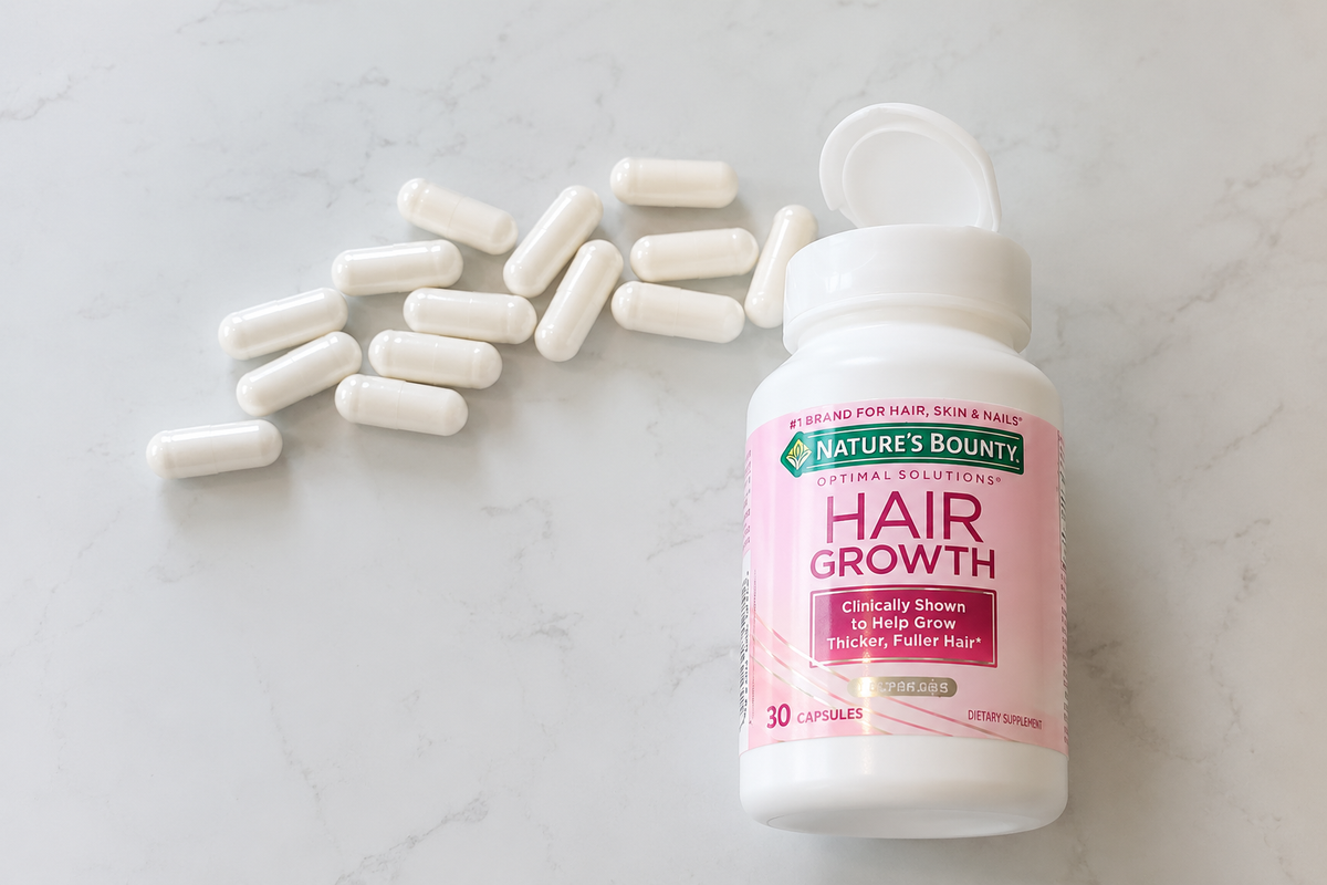 NEW Nature's Bounty Optimal Solutions Hair Growth 30 Capsules