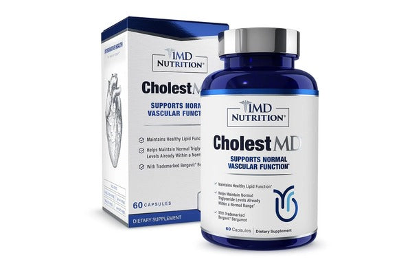 1MD Nutrition CholestMD with Olive Leaf Extract, Bergavit, Niacin, Garlic