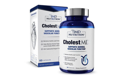 1MD Nutrition CholestMD with Olive Leaf Extract, Bergavit, Niacin, Garlic