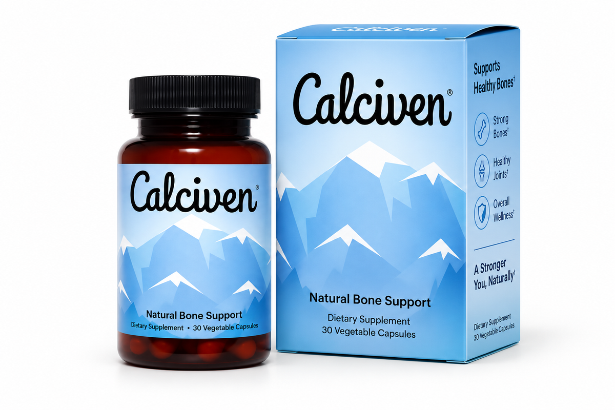 Calciven Natural Bone Support 30 Vegetable Capsules