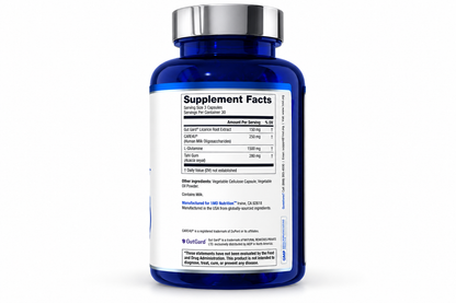 1MD Nutrition GutMD LGlutamine Capsules w/Prebiotic for Gut Health L Glutam