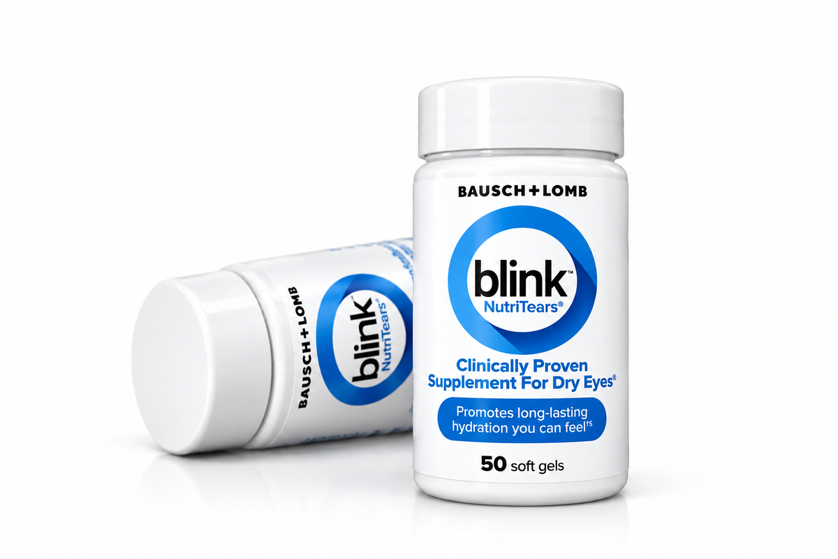 BLINK Nutritears Supplement for Dry Eyes, 50 Softgels