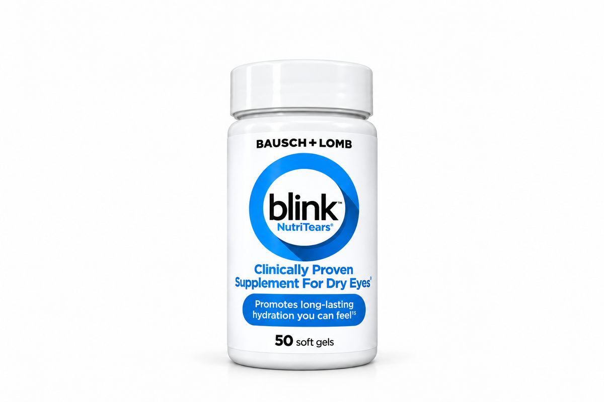 BLINK Nutritears Supplement for Dry Eyes, 50 Softgels