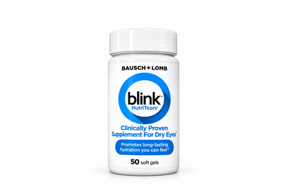 BLINK Nutritears Supplement for Dry Eyes, 50 Softgels