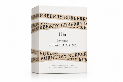 Burberry Her Intense Eau de Parfum Spray For Women EDP Perfume 3.3 oz (100 ml) New Box
