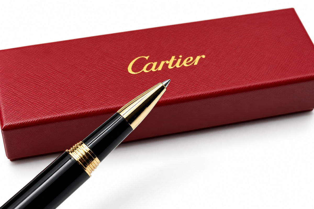 Cartier Palladium-Finish Rollerball Pen - New in Box