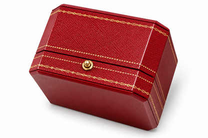 Cartier Signature Love Ring Box Red Travel Case Empty Box