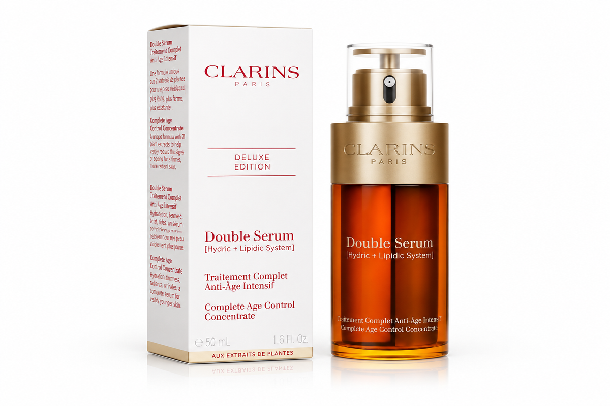 Clarins Double Serum (Hydric + Lipidic System) Complete Age Control Concentrate