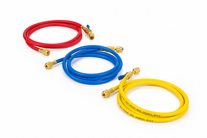 Yellow Jacket 29986 Plus II 1/4" Hose with Compact Ball Valve End Refrigerant Charging Hose