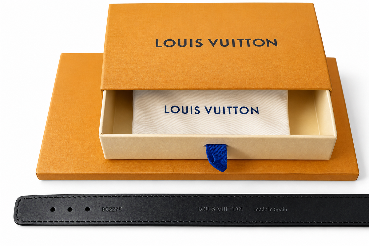 Louis Vuitton LV Slim Bracelet Monogram Eclipse Black