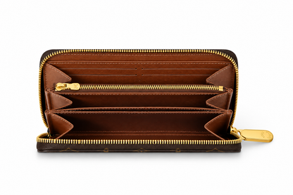 Louis Vuitton Portefeuille Sarah Monogram Long Wallet Brown Authentic