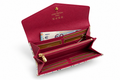 Louis Vuitton White Multicolor In Women's Wallets