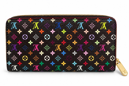 Louis Vuitton Black Multicolor In Women's Wallets