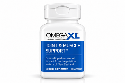 OmegaXL Joint Support Supplement, for Relief - Natural Muscle Support 60 Count