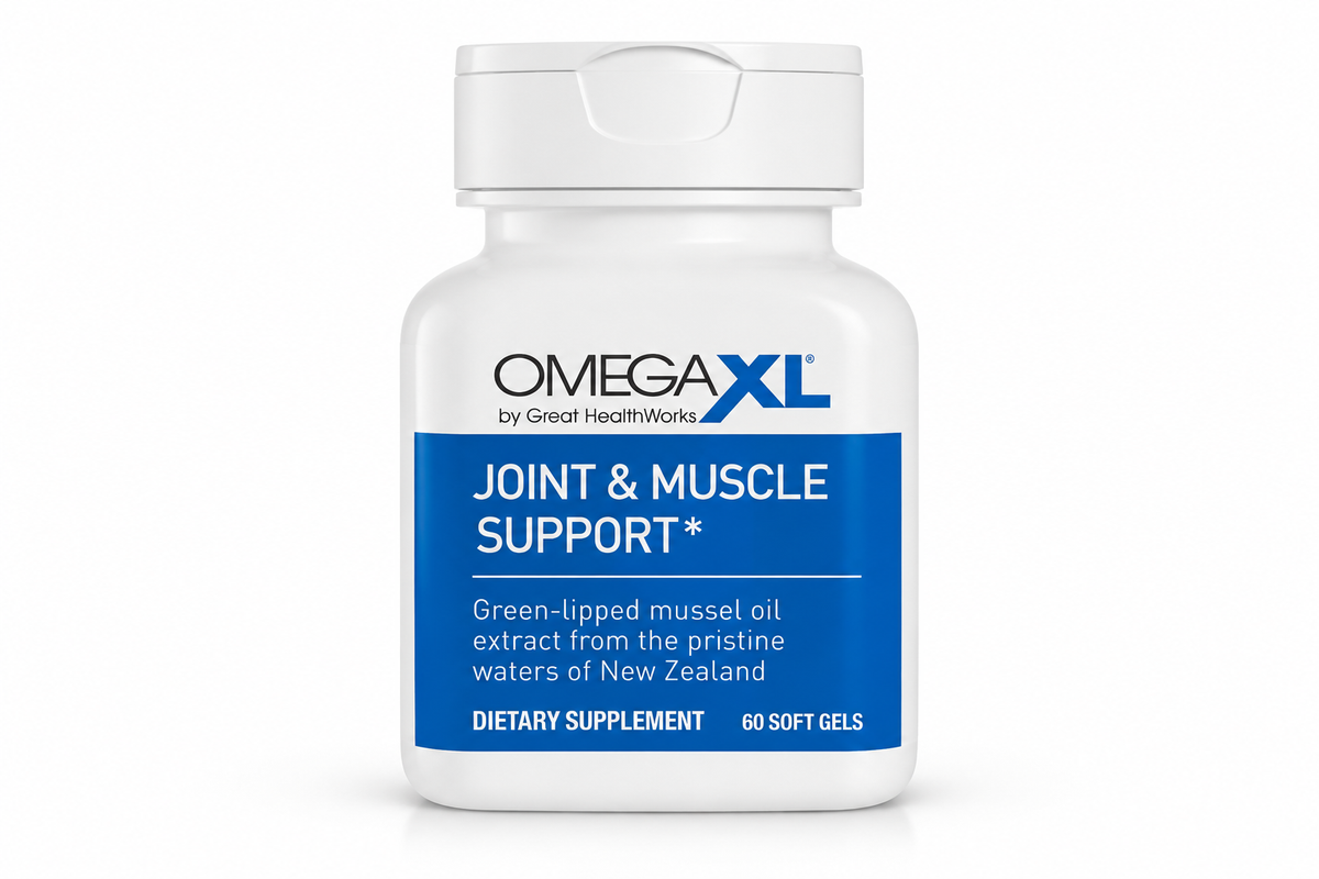 OmegaXL Joint Support Supplement, for Relief - Natural Muscle Support 60 Count