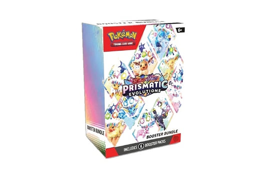 Pokemon Scarlet & Violet Prismatic Evolutions Booster Bundle Pack of 6