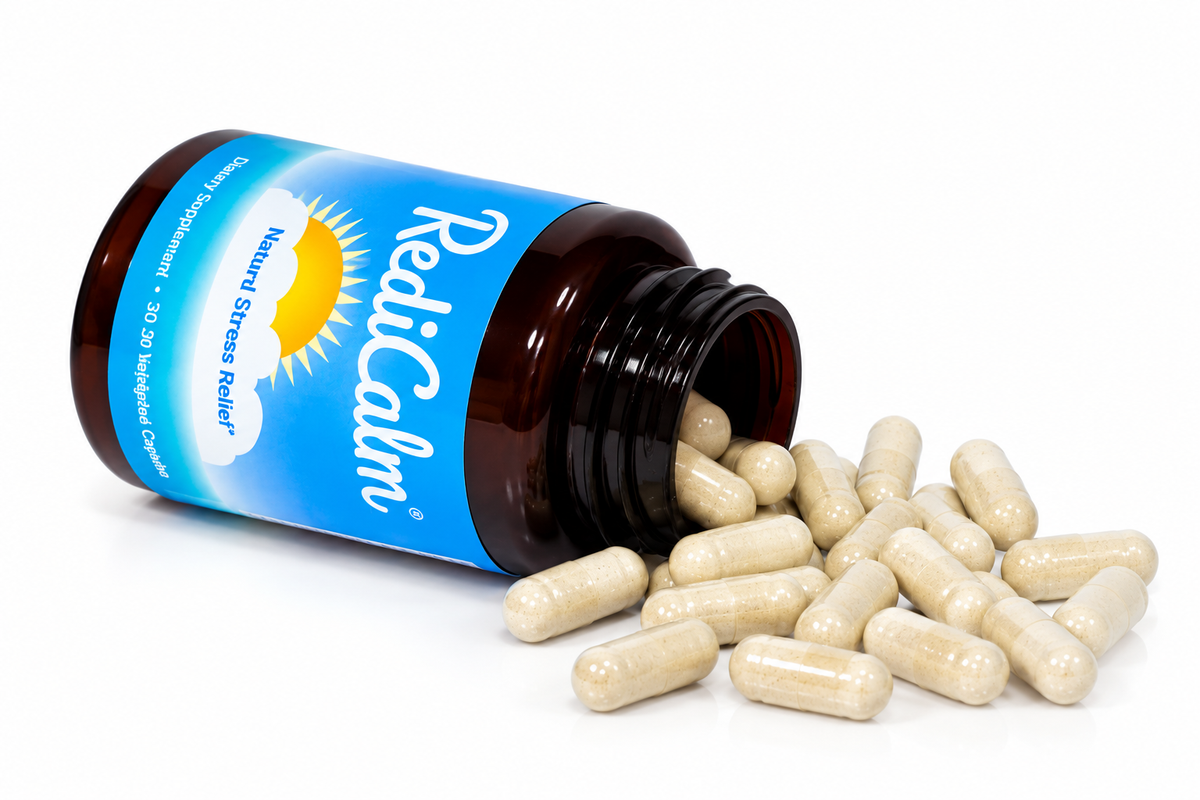 RediCalm Natural Stress Relief and Calming Supplement, Vegan, Gluten-Free