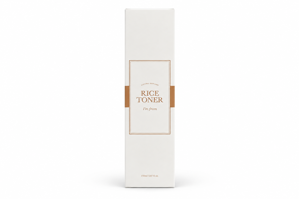 Rice Toner, 77.78% Rice Extract from Korea, Glow Essence with Niacinamide