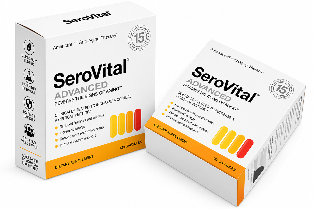 Serovital Renewal Complex - Anti Aging Supplements - Amino Acids - White